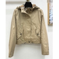 Buy Cheap Burberry Hooded Jacket B82104 Khaki 2025