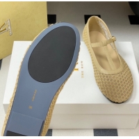 Buy Luxury The Row Mesh T Ballet Flats Beige TR071002 0710121