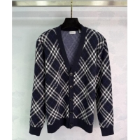 New Release Creation Burberry Wool Cardigan B82110 Blue 2025