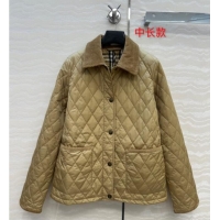Grade Quality Burberry Mid-Length Padded Jacket B090403 Brown 2025