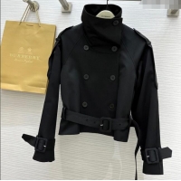 Modern Classic Burberry Short Jacket B91613 Black 2025