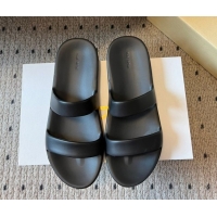 Sumptuous The Row Foam Sandal in Rubber Black 0711038