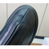 Purchase The Row Leather Zipped Platform Ankle Boots 5cm 1028074 Black 2025