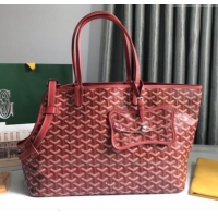 Cheap Wholesale Goyard Chien Gris Dog Bag G1735 Red 2025