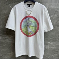 ​Spot Bulk Louis Vuitton LV Grace Codddington Cotton T-Shirt 0919 White 2025