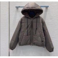 Spot Bulk Louis Vuitton Cotton-padded Jacket LV102504 Grey 2025