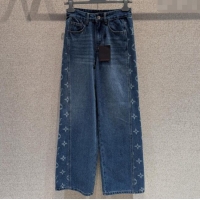 Market Sells Louis Vuitton Denim Jeans LV102508 Blue 2025