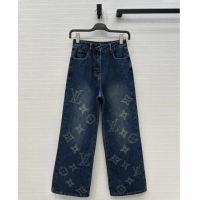 Well Crafted Louis Vuitton Denim Jeans LV102510 Blue 2025