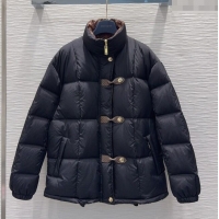 Classic Specials Louis Vuitton Monogram Accent Pillow Puffer Down Jacket LV102510 Black 2025