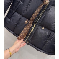 Classic Specials Louis Vuitton Monogram Accent Pillow Puffer Down Jacket LV102510 Black 2025