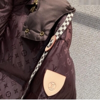 Best Price Louis Vuitton Cotton-padded Jacket LV102511 Dark Brown 2025