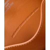 Spot Bulk Balenciaga Rodeo Mini Handbag in smooth calfskin With aged-silver hardware 78972 brown yellow 2025