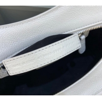 New Fashion Balenciaga Neo Cagole XS Lambskin Top Handle Bag with Crystal 638515 White 2025