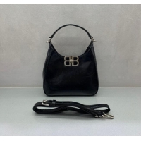 Market Sells Balenciaga Mini Hobo Bag in Lambskin 801928880 Black 2025