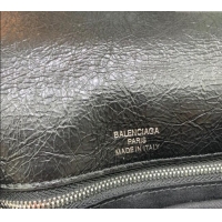 Top Quality Balenciaga BB Soft Small Flap Bag in peach calfskin 48086 black aged-silver hardware 2025