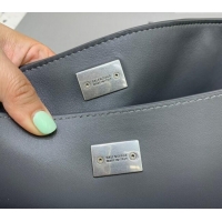 Promotional Balenciaga Rodeo Large Handbag in smooth calfskin 78972 Grey/Silver 2024