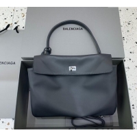 Promotional Balenciaga Rodeo Medium Handbag in smooth calfskin 78972 Grey/Silver 2024