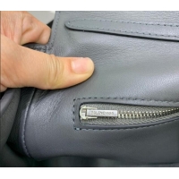 Top Quality Balenciaga Rodeo Small Handbag in smooth calfskin 78972 Grey/Silver 2024