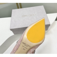New Design Jimmy Choo Bing Pumps 85 in Pink Lace J92202 092202