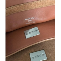 Buy Discount Balenciaga Rodeo Small Handbag in suede 78972 light brown aged-silver hardware 2025