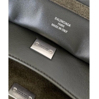 Buy Cheap Balenciaga Rodeo Large Handbag in suede 78972 green aged-silver hardware 2025