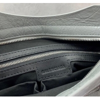 Buy Fashionable Balenciaga Le City Small Bag in Arena Storico lambskin 0926 Grey 2025