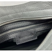 Reasonable Price Balenciaga Le City Mini Bag in Arena Storico lambskin 0926 Grey 2025