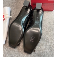 Best Product Roger Vivier Trompette Pumps 4.5cm in Patent Leather with Buckle Black/Gold 1030078