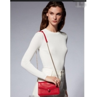 Grade Quality Bvlgari Serpenti Forever Chain Wallet Mini Crossbody bag in Calfskin 1030 Red 2024
