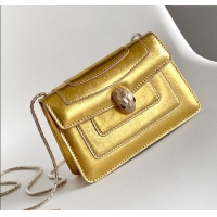 Reasonable Price Bvlgari Serpenti Forever Crossbody Mini Bag in 30028 Gold Calf Leather 2024