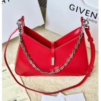 Modern Classic Givenchy Small Cut Out bag in shiny leather with chain 19119 Red 2023
