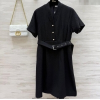 Reasonable Price Dior Tweed Dress 0812 Black 2025