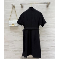 Reasonable Price Dior Tweed Dress 0812 Black 2025