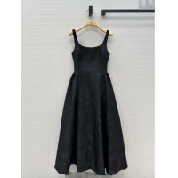 Buy Cheapest Dior Embroidered Dress 0812 Black 2025