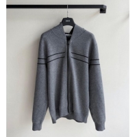 Good Quality Dior Cashmere Jacket 0815 Grey 2025