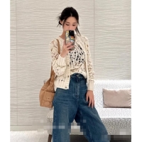 Cheapest Dior Silk & Cashmere Vest D82124 Beige 2025