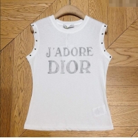 Buy Fashionable Dior Vest D090407 White 2025