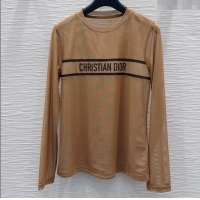 Fashion Discount Dior Mesh Top DR090502 Beige 2025