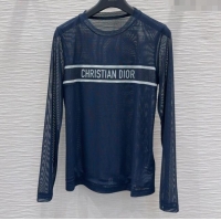Best Price Dior Mesh Top DR090502 Blue 2025