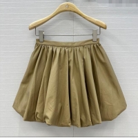 Modern Classic Dior Pleated Mini Skirt DR090405 Khaki 2025