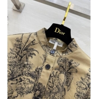 Buy Best Price Dior Printed Dress DR090521 Khaki 2025