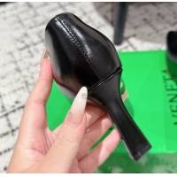 Popular Style Bottega Veneta Sofia Heel Pumps 9cm in Shiny Calfskin Leather Black 50823025