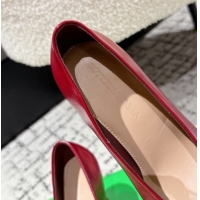 Luxury Cheap Bottega Veneta Sofia Heel Pumps 9cm in Shiny Calfskin Leather Red 50823026