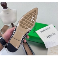 Duplicate Bottega Veneta Sofia Ballerinas Flat in Mesh and Strass Black 0823031