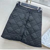 Luxury Discount Dior Oblique Mini Skirt DR090404 Black 2025