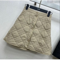 Traditional Discount Dior Oblique Mini Skirt DR090404 Beige 2025