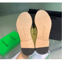 Hot Style Bottega Veneta Astaire Loafers in Suede with Knot Green/Gold 0823037