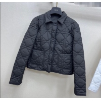 Good Taste Dior Oblique Padded Short Jacket with Belt DR090404 Black 2025