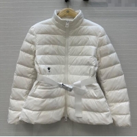 Top Quality Dior Down Jacket with Belt CH090406 White 2025