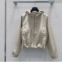 Luxury Cheap Dior Oblique Jacket Gold-Tone DR090407 2025